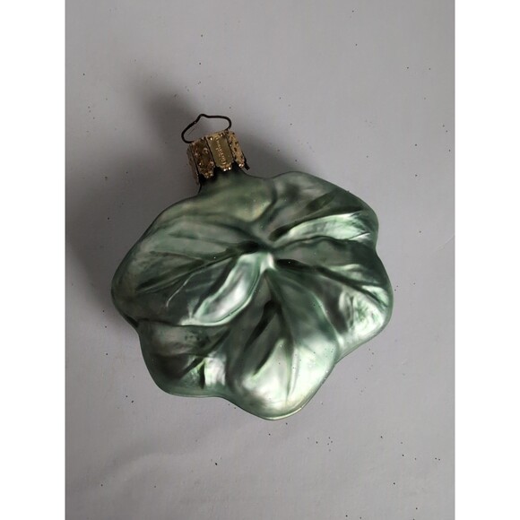 Vtg Pansy Flower Glass Christmas Ornaments Vtg 3 Inge-glas Germany - Picture 7 of 8